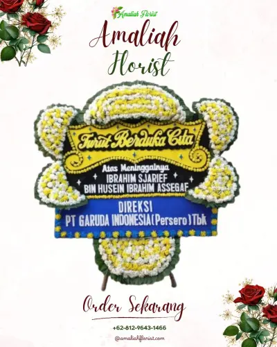Papan Bunga Duka di Beseran